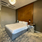 Load image into Gallery viewer, Bespoke Leather Heaboad Bed
