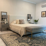 Load image into Gallery viewer, Upholstred Wingback Bed
