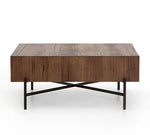 Load image into Gallery viewer, Wood Table On Ms Base Stand
